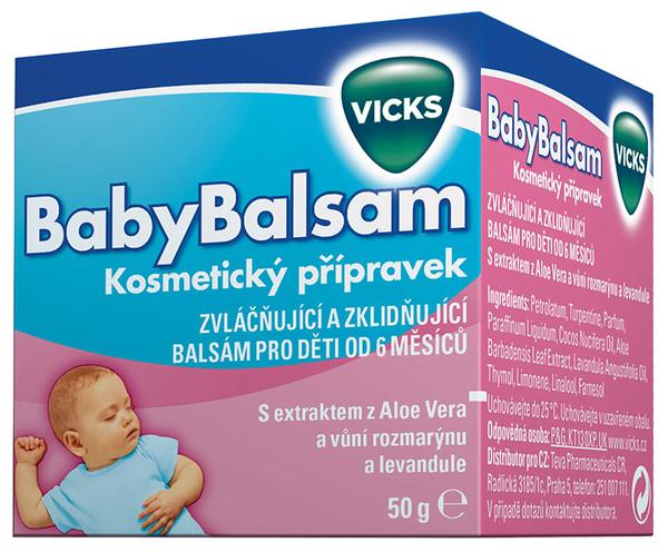 Soutěžte o Vicks BabyBalsam pro Vaše miminko