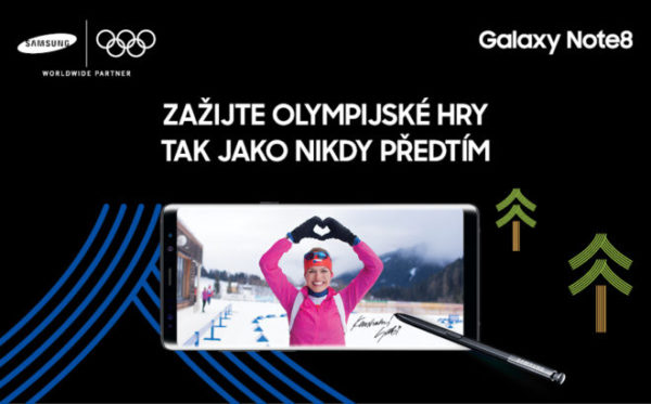 Zažij Zimní olympijské hry tak jako nikdy předtím se Samsung Galaxy