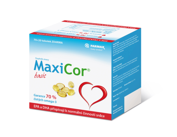 Získejte 3x doplněk stravy MaxiCor basic
