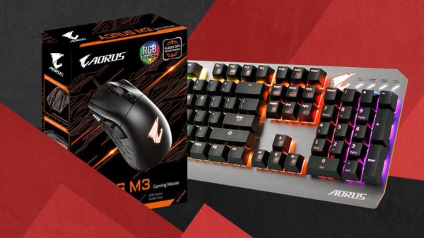 Soutěž o sadu hardwarové klávesnice AORUS K7 a myš AORUS M3