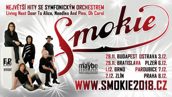 Soutěž o vstupenky na velkolepý koncert skupiny SMOKIE