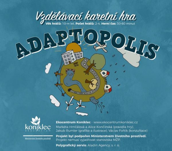 Soutěž o vzdělávací karetní hru ADAPTOPOLIS