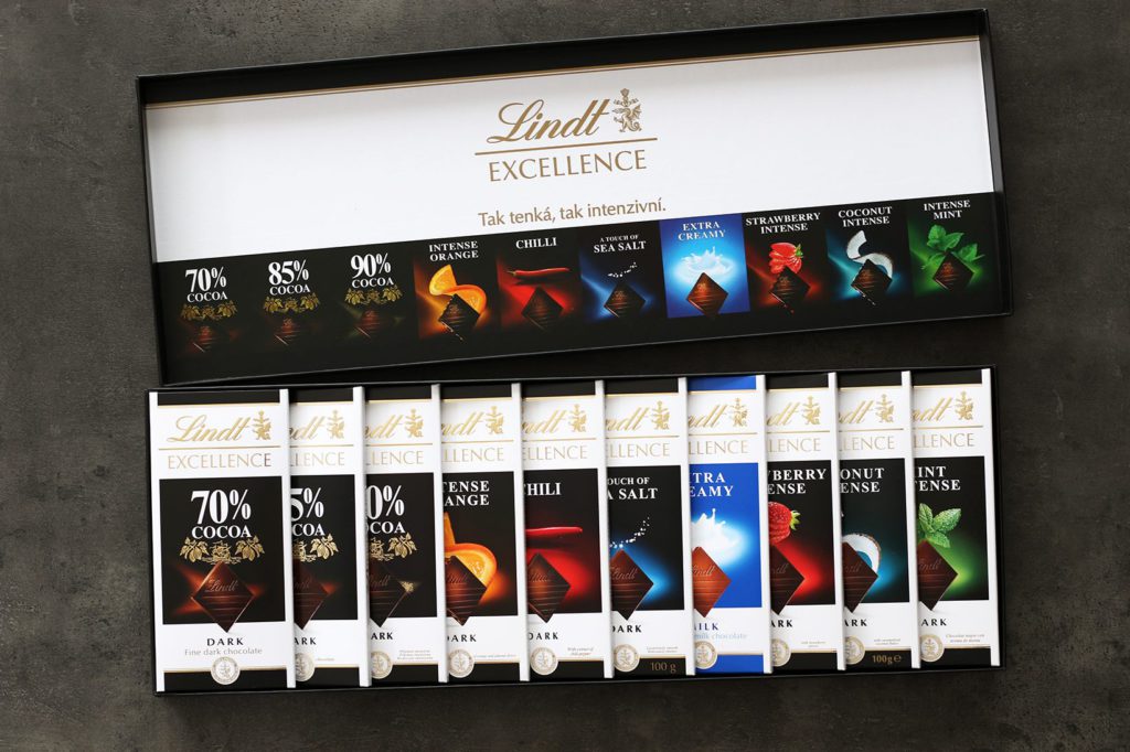 Soutěž o 3 degustační sety čokolád Lindt Excellence