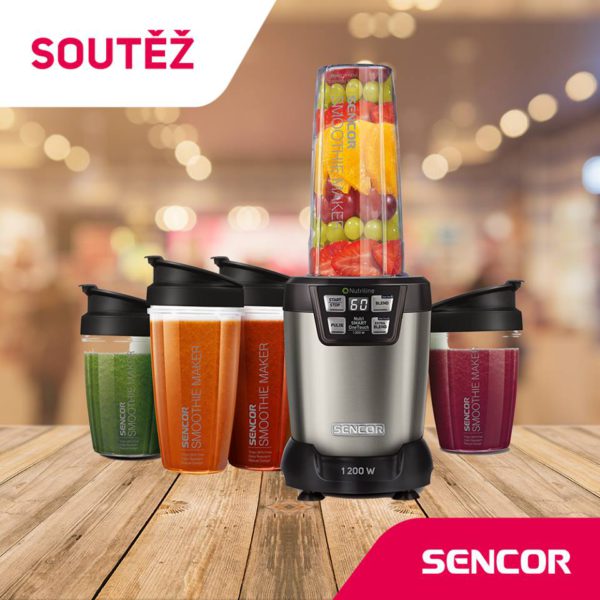 Soutěž o 3x nutrimixér Sencor SNB 6606