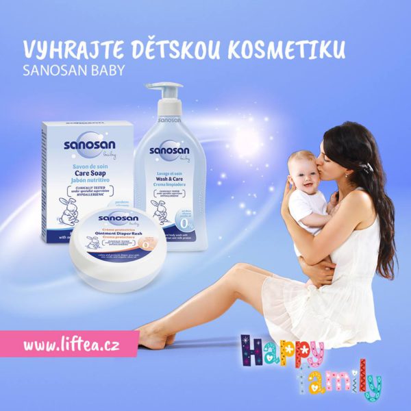 Soutěž o balíček dětské kosmetiky Sanosan Baby
