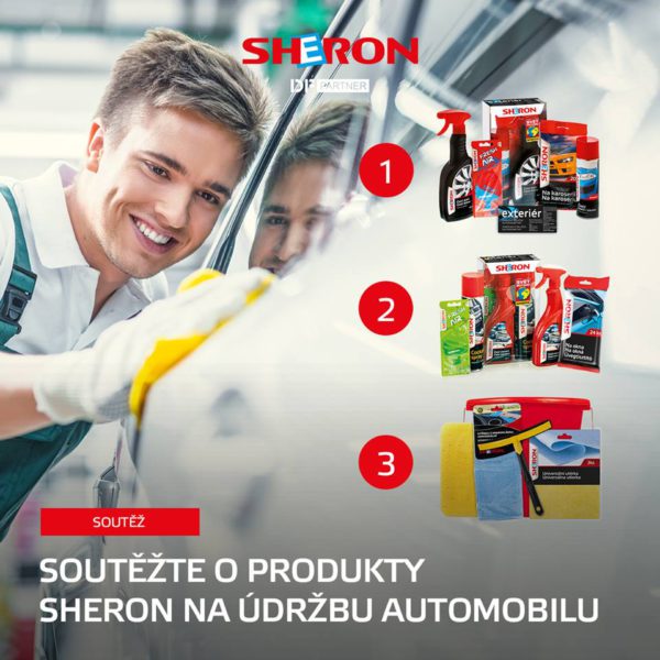 Soutěž o produkty SHERON na údržbu automobilu