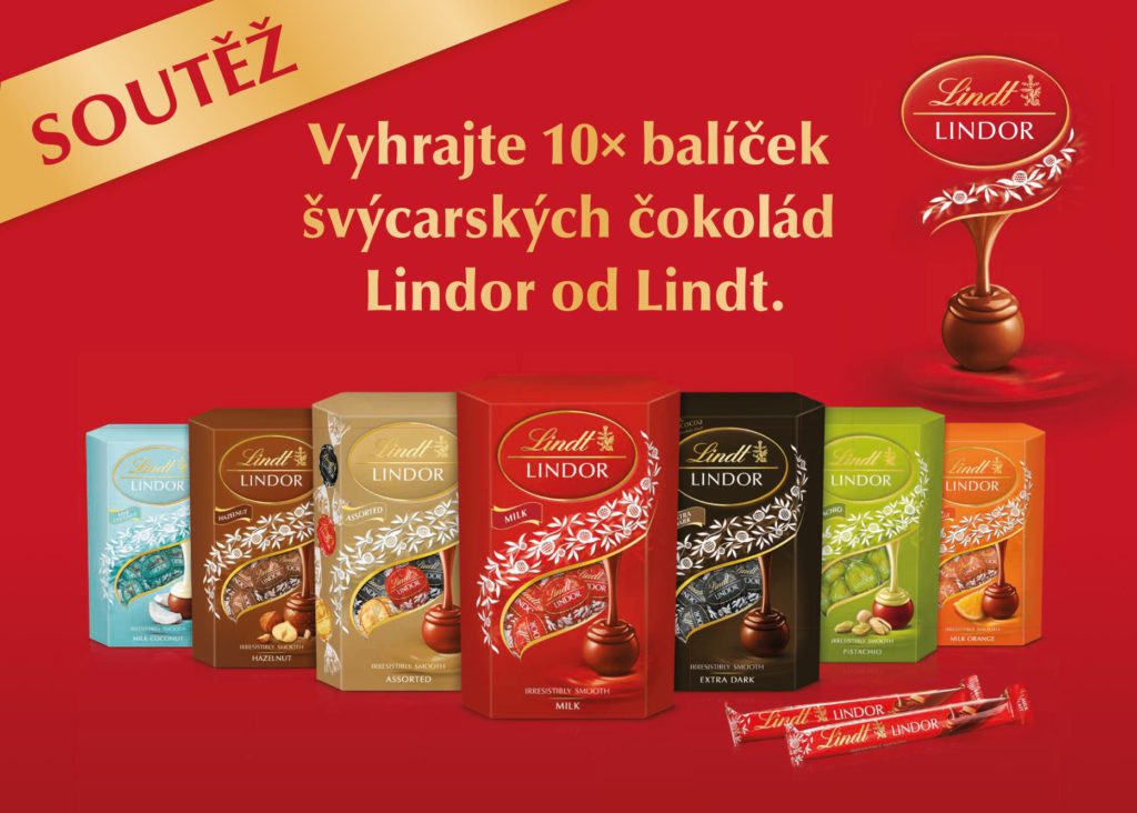 Soutěž o 10 balíčků Lindor v hodnotě 1 000 Kč