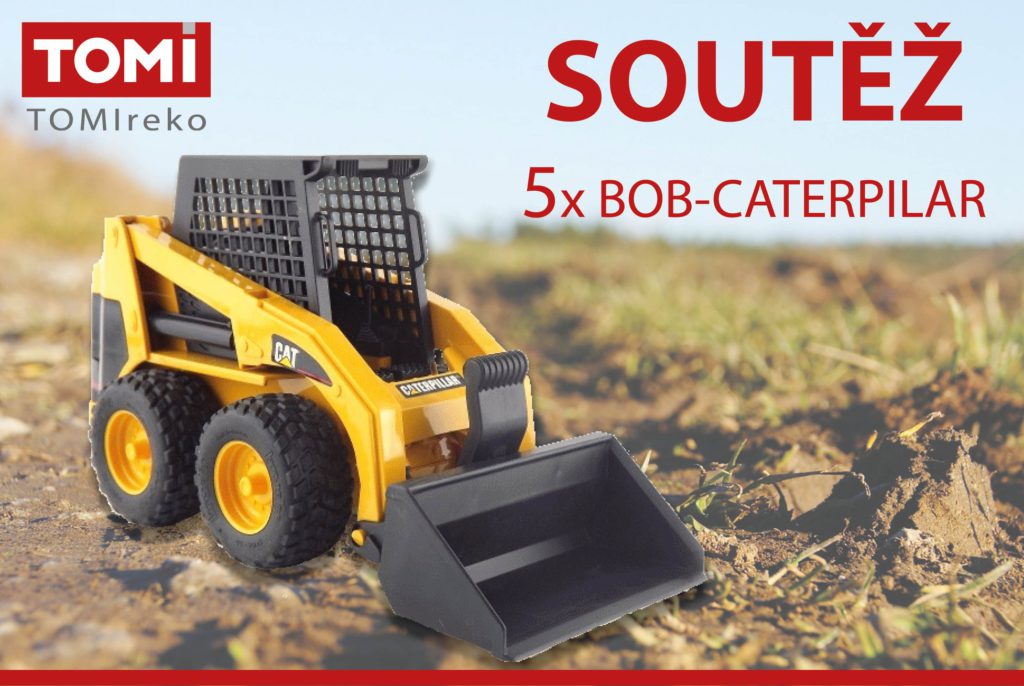 Soutěž o 5x BOB-CATERPILLAR - nakladač s pohyblivou přední lžící