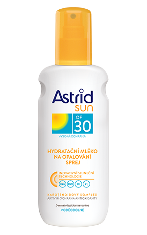 Vyhrajte 2x hydratační mléko ASTRID SUN ve spreji s SPF 30