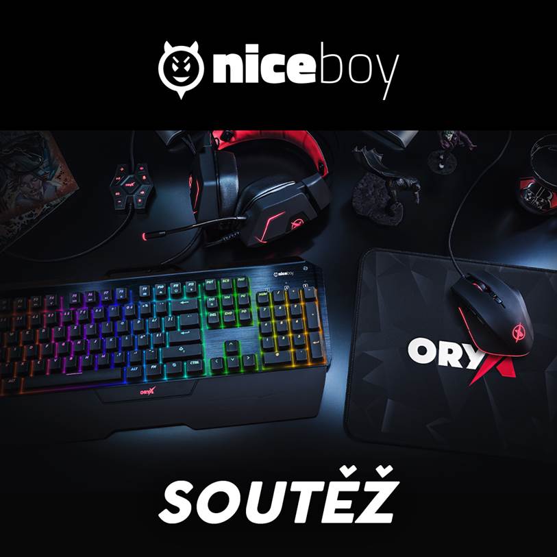 Gaming soutěž o produkty ORYX od Niceboy