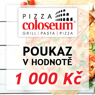 Soutěž o 3x dárkový poukaz v hodnotě 1000 Kč do pizzerie Coloseum