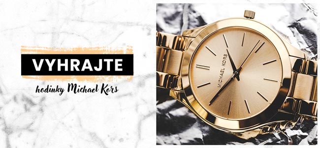 Soutěž o dámské hodinky Michael Kors Slim Runway MK3179