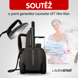 Soutěž o parní generátor Laurastar LIFT Xtra titan