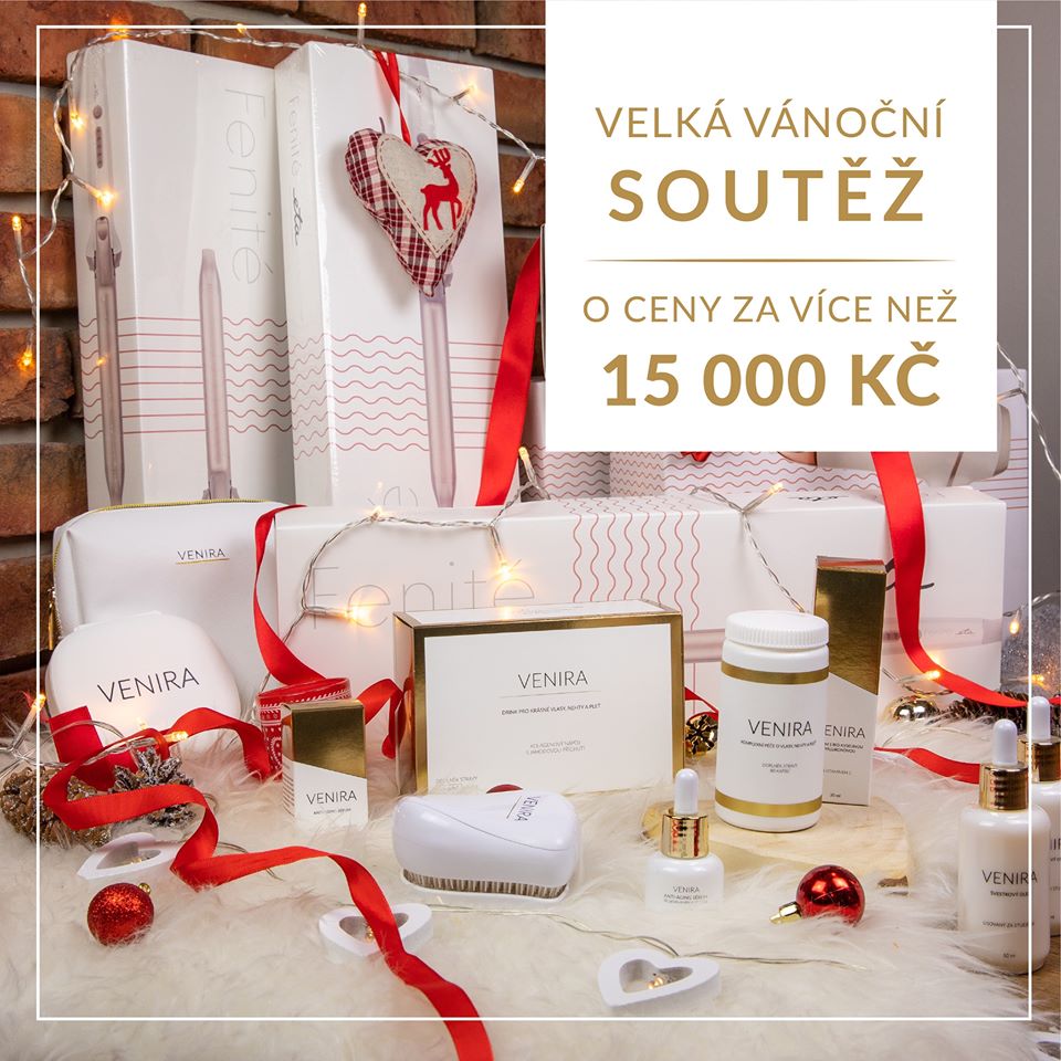 Velká vánoční soutěž Venira o ceny za více než 15 000 Kč