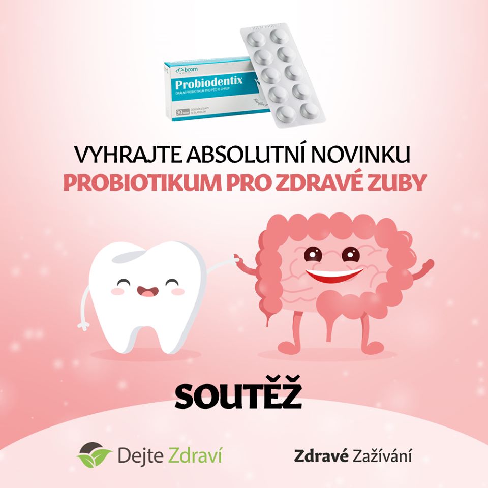 Soutěž o 8x 2 kúry Probiodentix (nejen) pro zdravé zuby