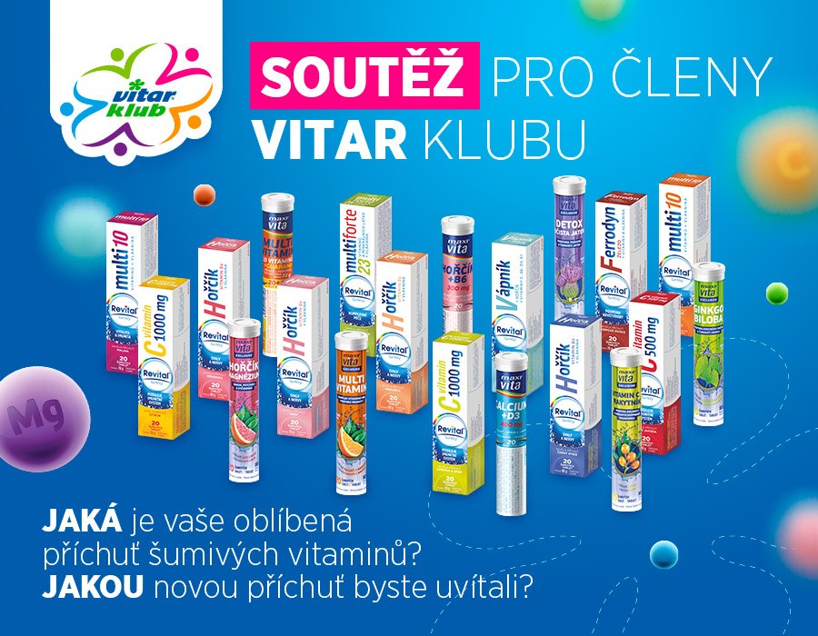 Soutěž o balíček šumivých vitaminů Vitar