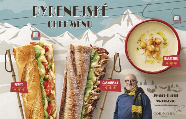 Soutěžte a ochutnejte nové Chef Menu z Pyrenejí Bageterie Boulevard