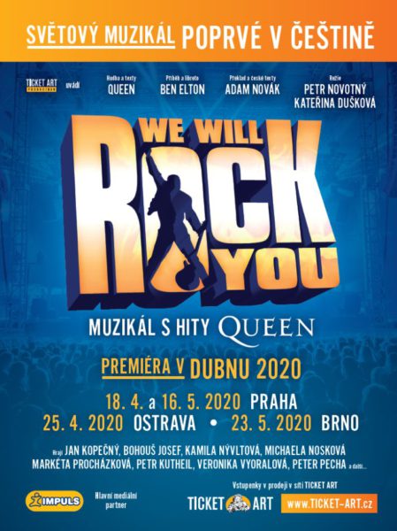 Soutěž o vstupenky na muzikál WE WILL ROCK YOU