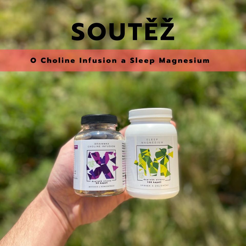 Soutěž o BrainMax Choline Infusion a Sleep Magnesium