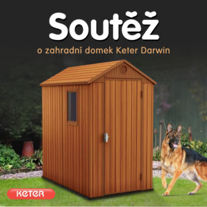 Soutěž o zahradní domek Keter Darwin