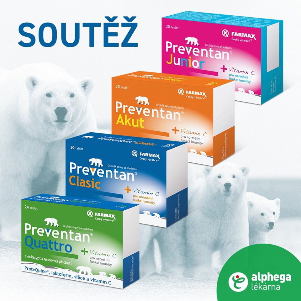 Soutěž o 10x balíček s produkty Preventan® pro děti i dospělé v hodnotě 1200 Kč