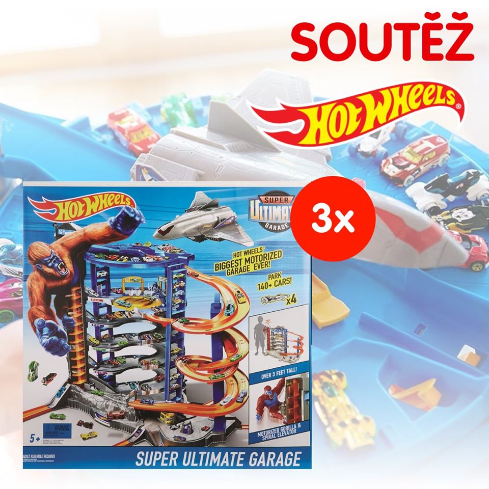 Soutěž o 3x Hot Wheels City super garáž