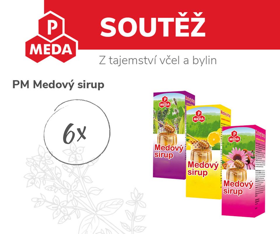 Soutěž o PM Medové sirupy s jitrocelem, propolisem a echinaceou