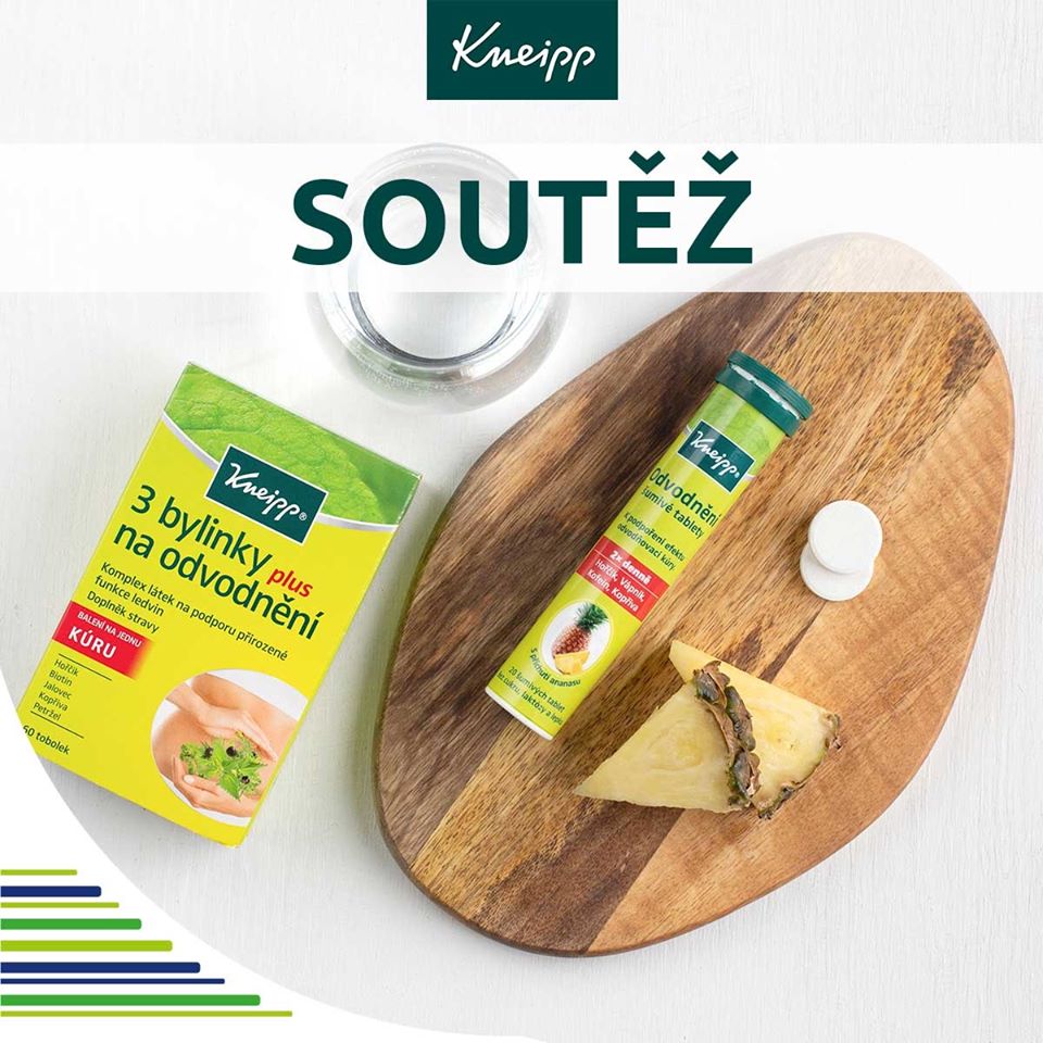 Soutěž o produkty Kneipp pro odvodnění organismu