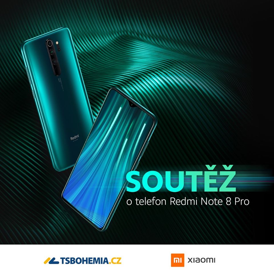 Soutěž o telefon Redmi Note 8 Pro 6GB/128GB