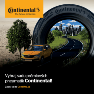 Soutěž o sadu pneumatik Continental v hodnotě 10 000 Kč