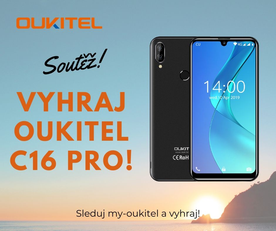 Sutěž o úplně nový smartphone OUKITEL C16 Pro