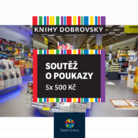 Soutěž s KNIHY DOBROVSKÝ o poukazy 5 x 500 Kč