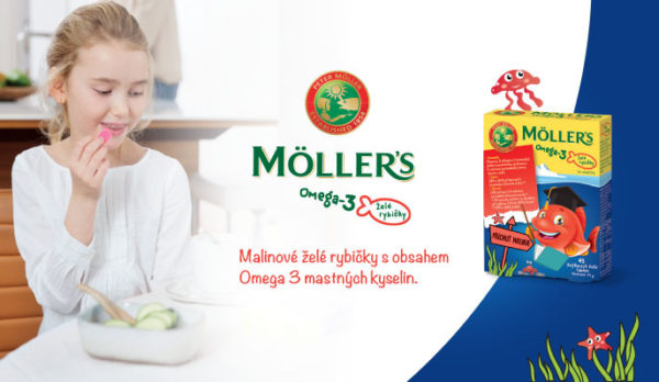 Soutěž o žvýkací tablety Möller´s Omega 3 Želé rybičky