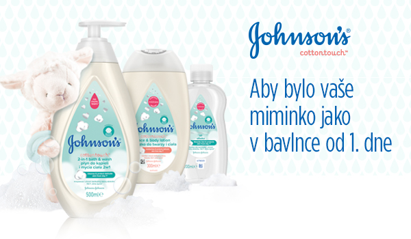 Soutěž o 5 balíčků novorozenecké řady JOHNSON’S Cottontouch