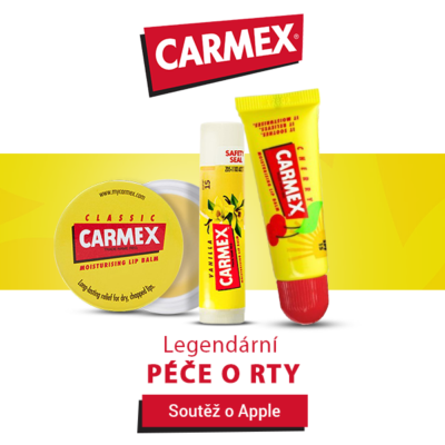 Soutěž s CARMEX o hodnotné ceny od Apple