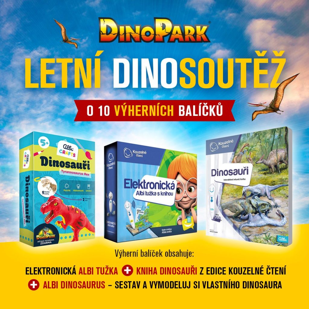 Soutěž o 10 výherních balíčků od DinoPark