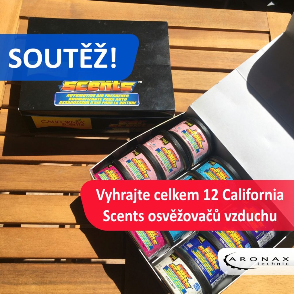 Soutěž o 12 libovolných osvěžovačů vzduchu California Scents