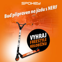 Soutěž o koloběžku Spokey Nerf STRIKE