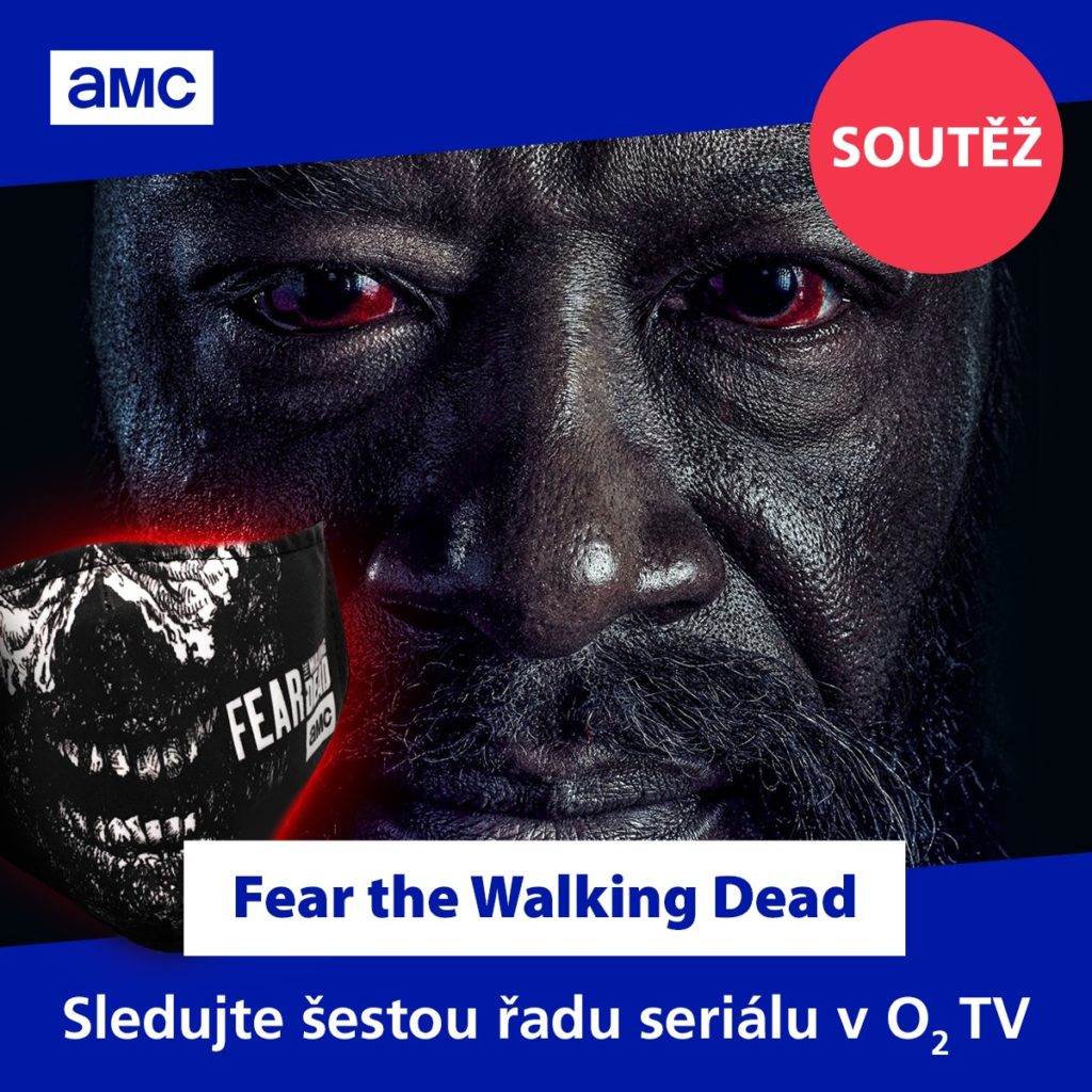 Soutěž o tematické seriálové roušky Fear the Walking Dead