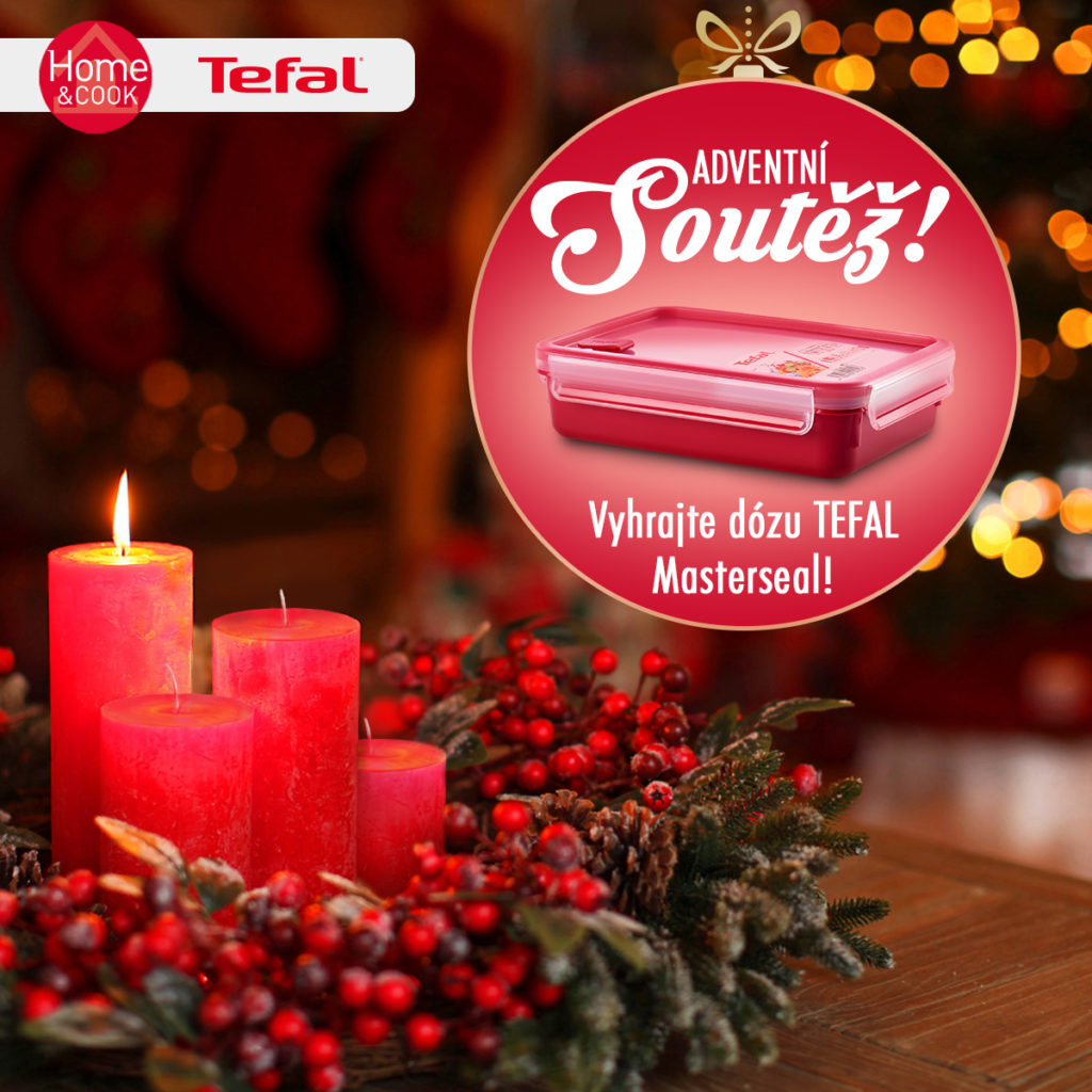 Soutěž o dózy Tefal Masterseal ve vánoční červené barvě