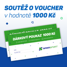 Soutěž o voucher Sanasport.cz v hodnotě 1000 Kč