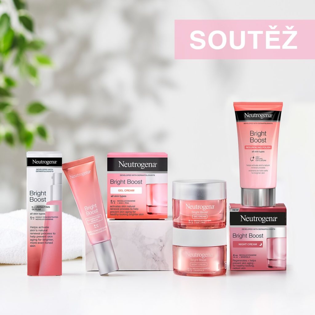 Soutěž o 3 balíčky produktů NEUTROGENA® Bright Boost