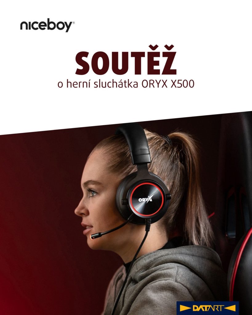 Soutěž o herní sluchátka Niceboy ORYX X500