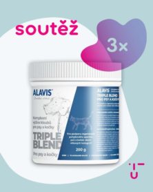 Soutěž o 3x ALAVIS Triple blend Pro psy a kočky 200g