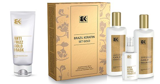 Soutěž o vlasovou péči BRAZIL KERATIN Gold Set a keratinovou masku