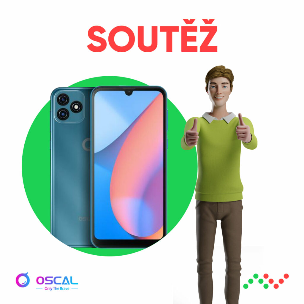 Soutěž telefon OSCAL C20 Pro 2GB/32GB v modré barvě