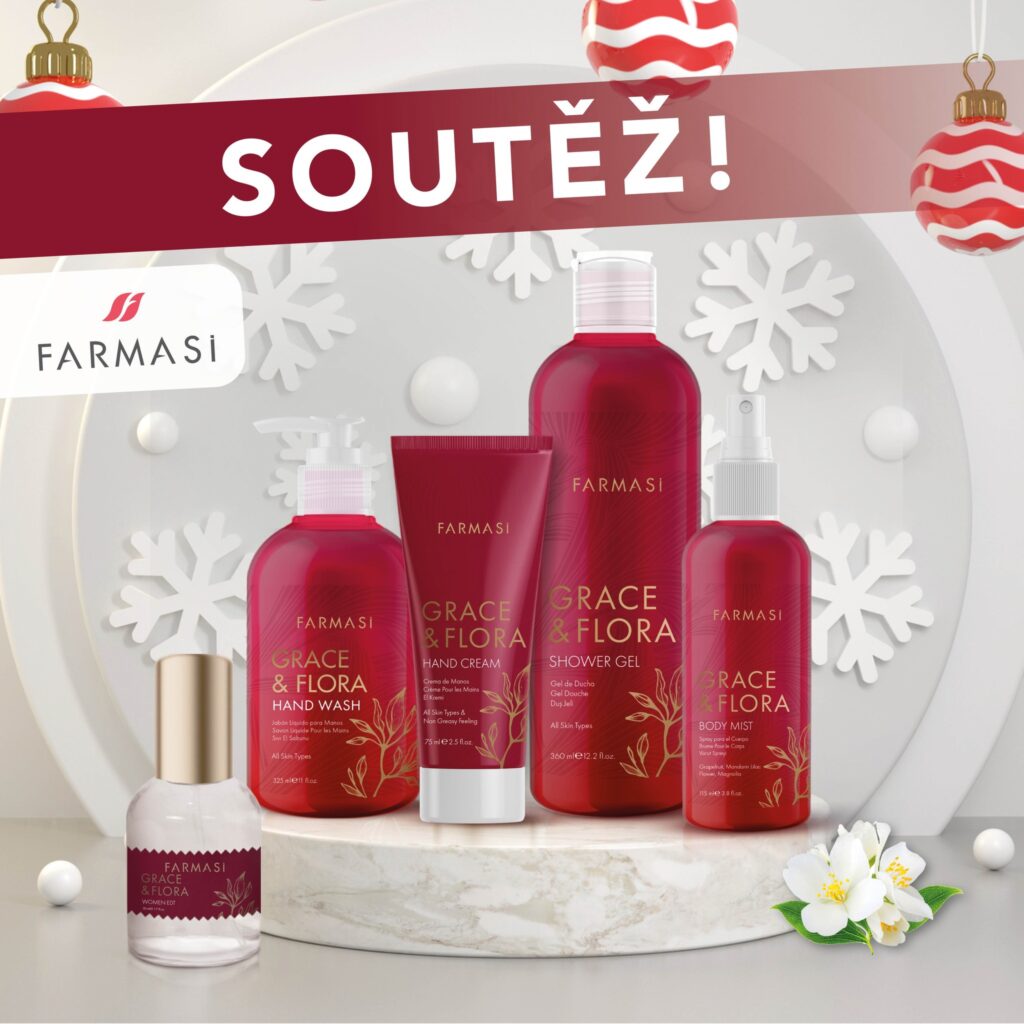 Soutěž o novou linii produktů péče o tělo Farmasi Grace & Flora