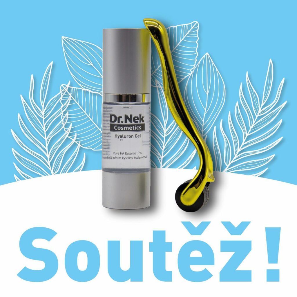 Soutěž o Dr.nek Cosmetics Kyselina hyaluronová sérum 30ml a titanový Derma váleček