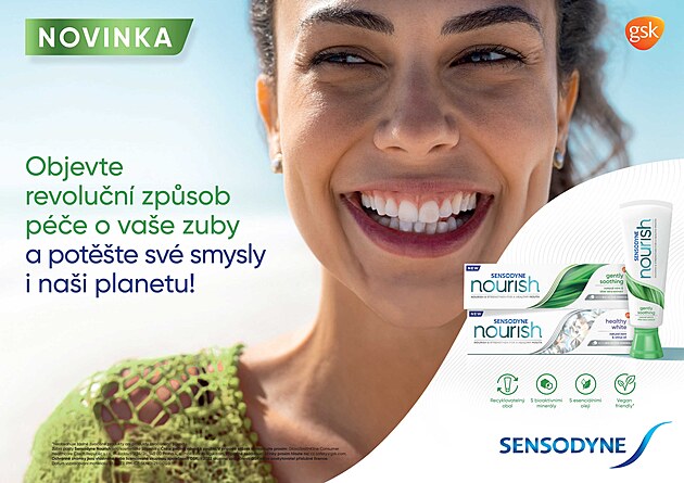 Vyhrajte balíček zubních past Sensodyne nourish