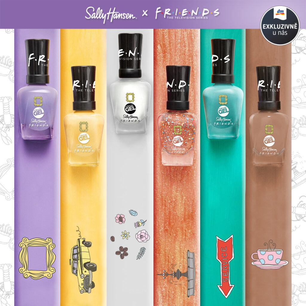 Soutěž o 6 odstínů laků z limitované edice Miracle Gel FRIENDS